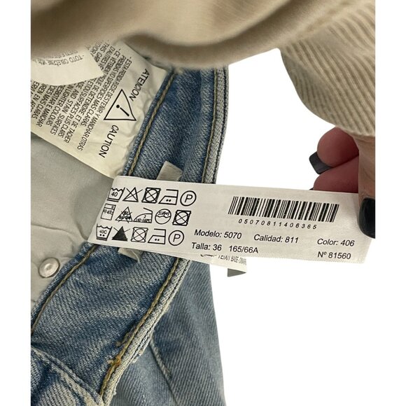 Massimo Dutti Womens Jeans EU 36 US 4 Skinny Fit High Rise Denim 5070/811 NWT - Picture 11 of 16